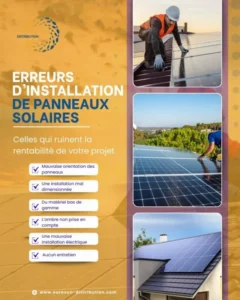 erreur installation panneaux solaires